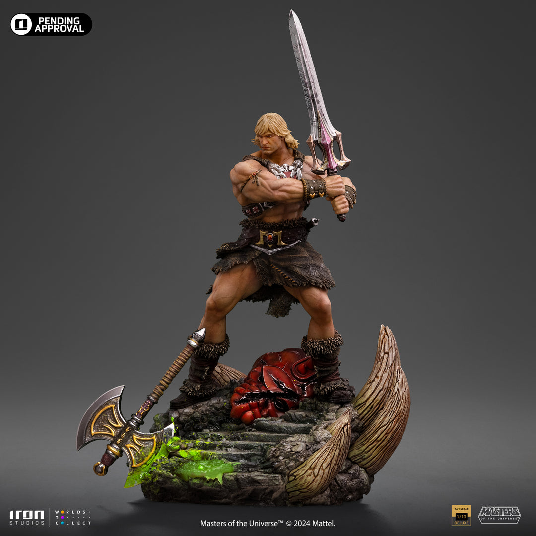 Iron Studios Masters of the Universe He-Man Unleashed 1/10 Deluxe Art Scale Limited Edition Statue