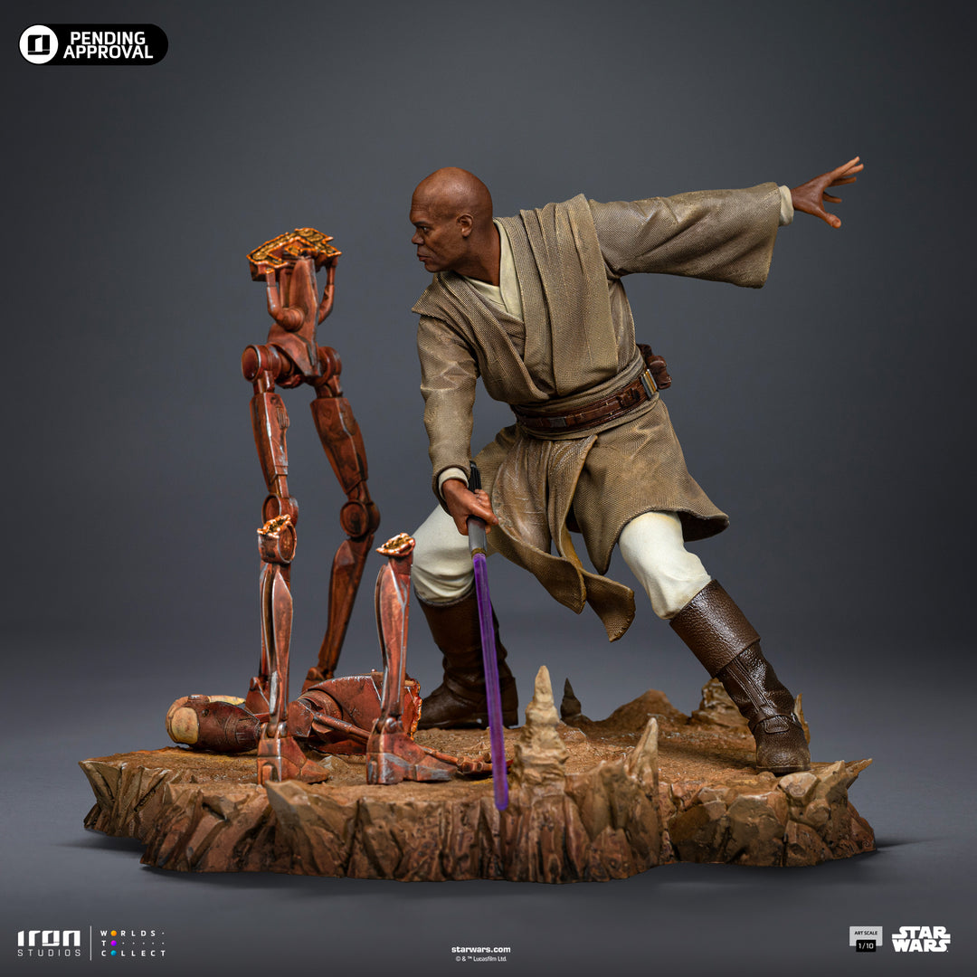 Iron Studios Star Wars Mace Windu 1/10 Scale Limited Edition Statue