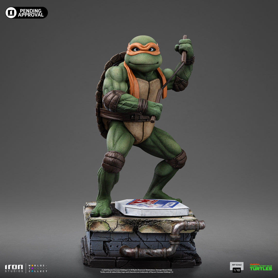 Iron Studios Teenage Mutant Ninja Turtles (1990) Michelangelo 1/10 Art Scale Limited Edition Statue