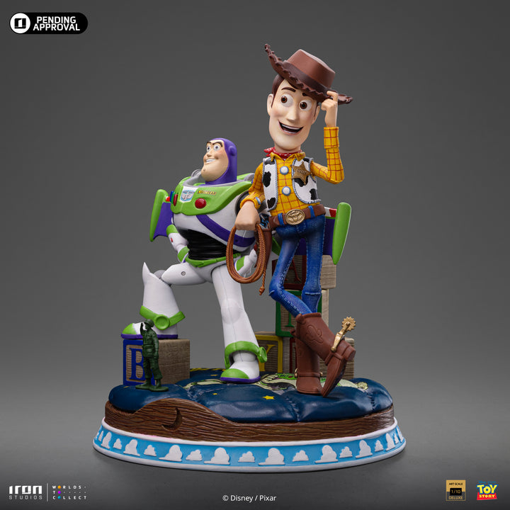 Iron Studios Disney Toy Story Buzz & Woody 1/10 Deluxe Art Scale Limited Edition Statue