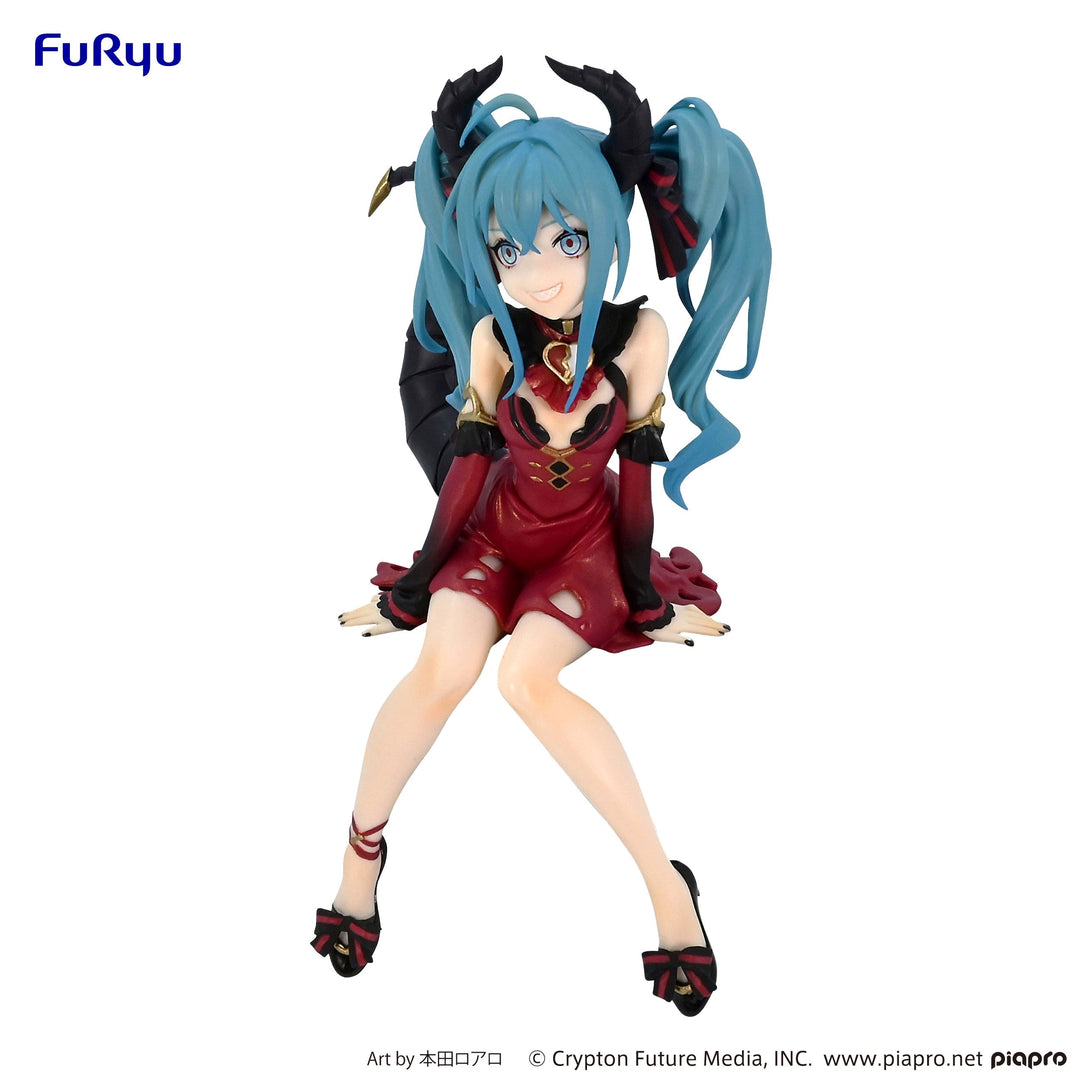 Furyu Hatsune Miku (Villain) Red Color Version Hatsune Miku 7" Scale Noodle Stopper Figure