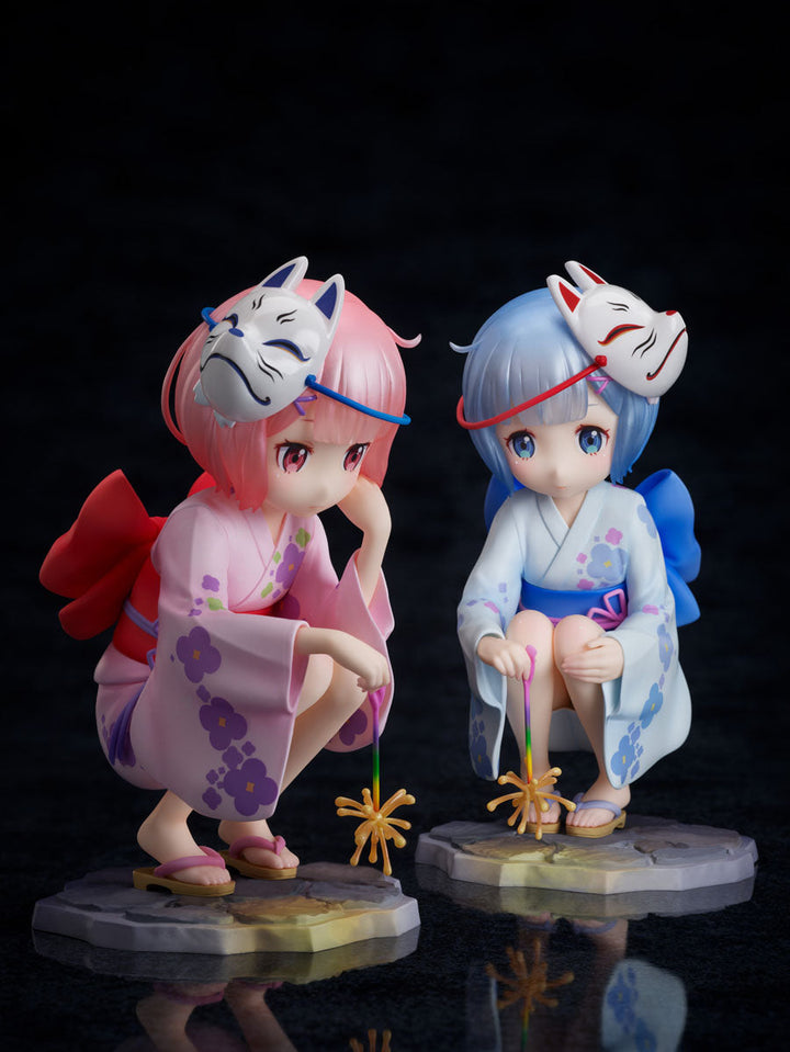 FuRyu Ram & Rem (Childhood Summer Memories) Re:ZERO -Starting Life in Another World- 1/7 Scale Figure Set