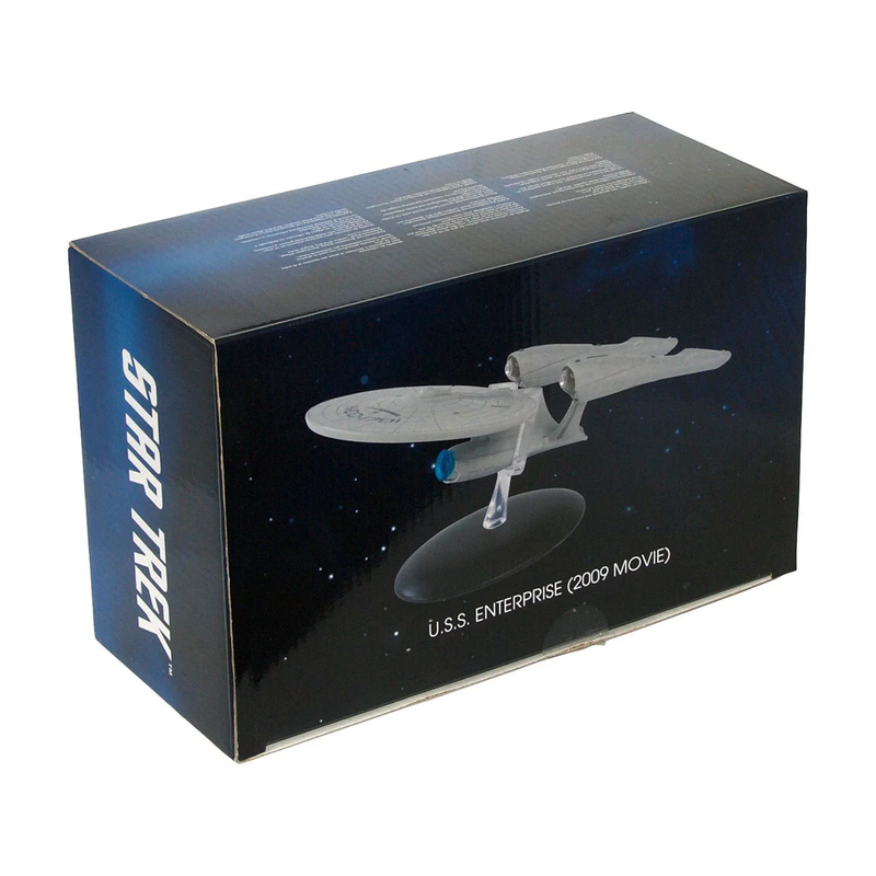 U.S.S. Enterprise NCC 1701 (2009 Movie) Model Die-cast Ship SPECIAL ISSUE (Eaglemoss / Star Trek), side angle