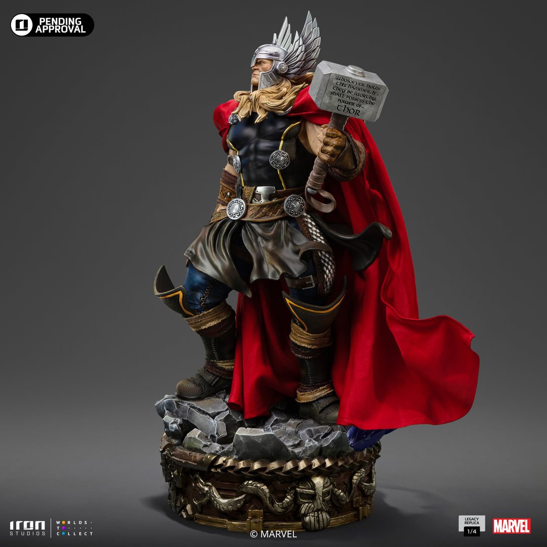 Iron Studios Marvel Comics Thor Unleashed  1/4 Scale Legacy Replica Statue