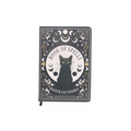 Black Cat Magick Book of Spells A5 Notebook with Pen