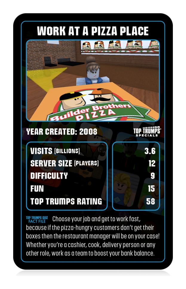 The Independent & Unofficial Guide to Roblox Top Trumps Card Game - Image