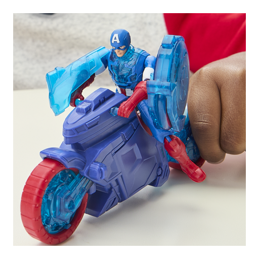 Marvel Captain America Avengers Epic World of Action Shield Shot Cycle