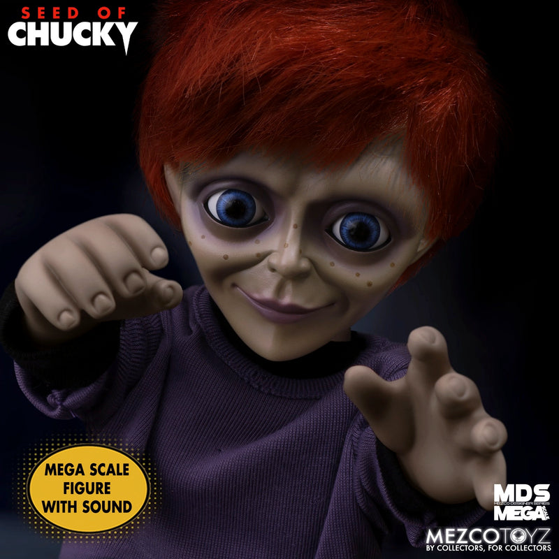 Seed of Chucky Glen 15" MDS Mega Scale Talking Figure close up detail