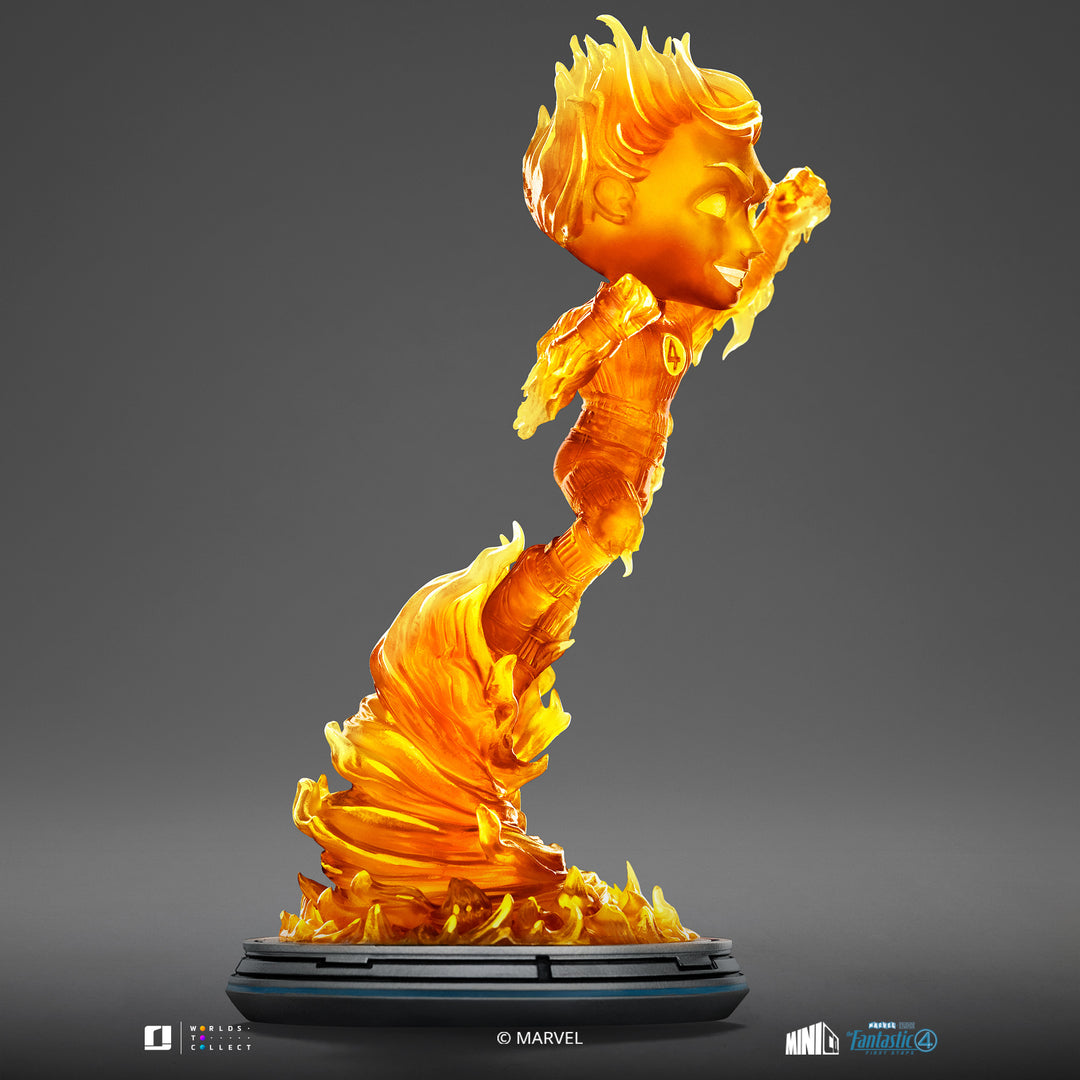 Iron Studios The Fantastic Four First Steps MiniCo Human Torch Figure
