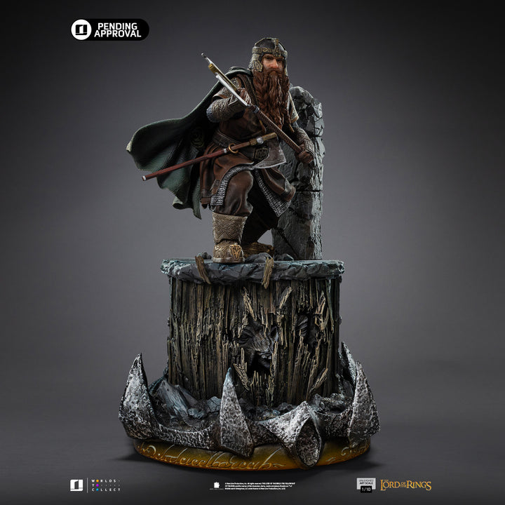 Iron Studios The Lord of the Rings Gimli Unleashed 1/10 Art Scale Limited Edition Statue