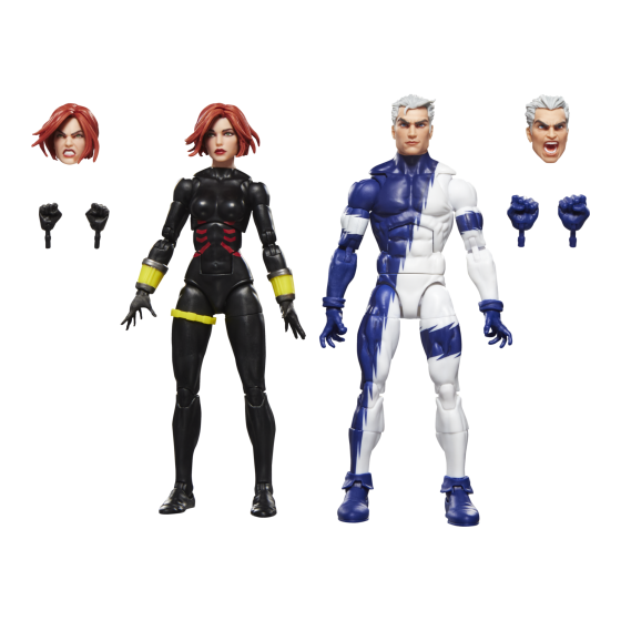 Marvel Legends Series Black Widow and Quicksilver