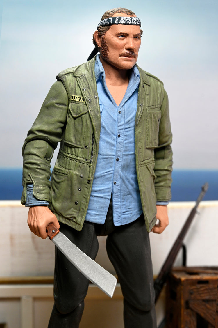 Jaws: Sam Quint 50th Anniversary 7" Scale Action Figure