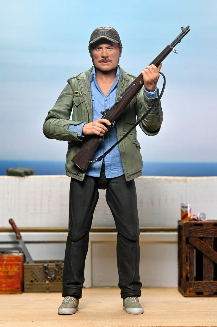 Jaws: Sam Quint 50th Anniversary 7" Scale Action Figure (view 3)