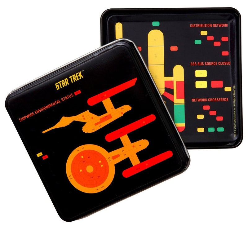 Eaglemoss STAR TREK Borg Cube Advent Calendar (STCAL001), rear view