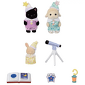 Sylvanian Families Nursery Friends - Sleepover Party Trio for Ages 3+, close-up detail