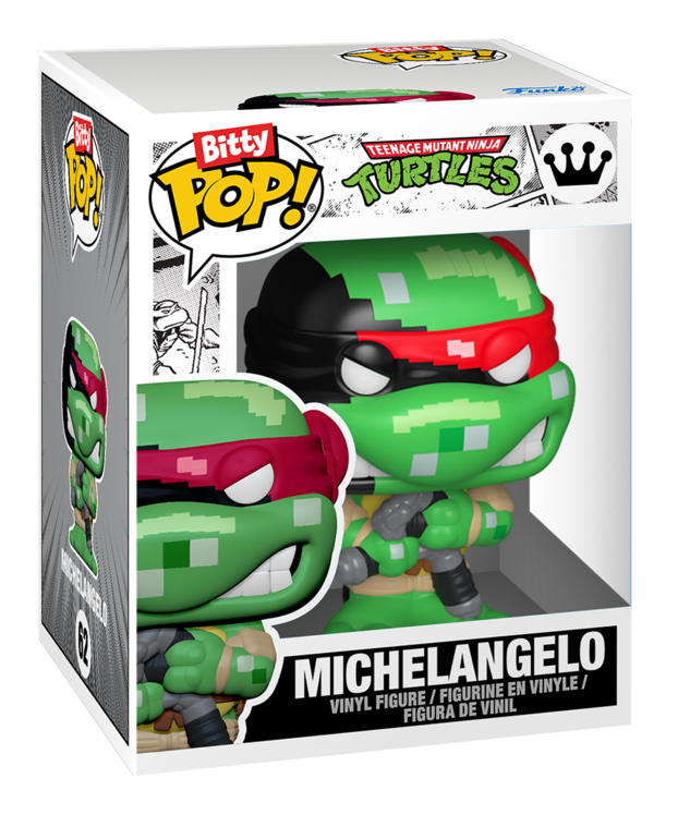 Bitty POP Arcade: TMNT - Michaelangelo, side angle