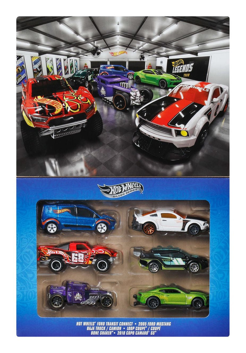 Hot Wheels Set of 6 HW Legends Vehicles - Image