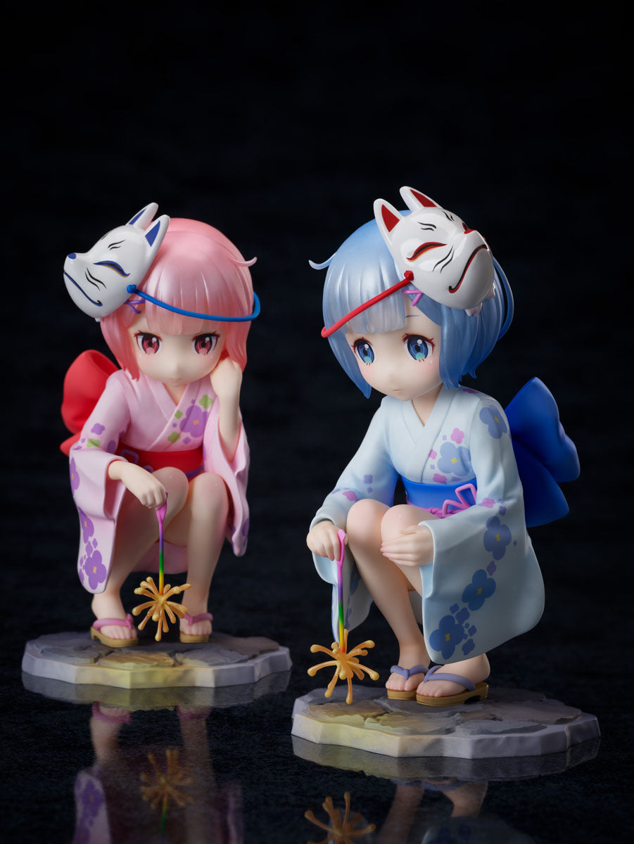 FuRyu Ram & Rem (Childhood Summer Memories) Re:ZERO -Starting Life in Another World- 1/7 Scale Figure Set