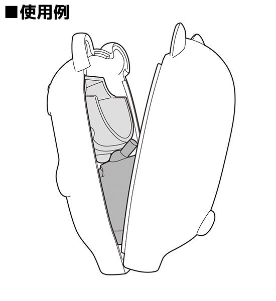 Good Smile Company Blue Dinosaur Nendoroid More Face Parts Case