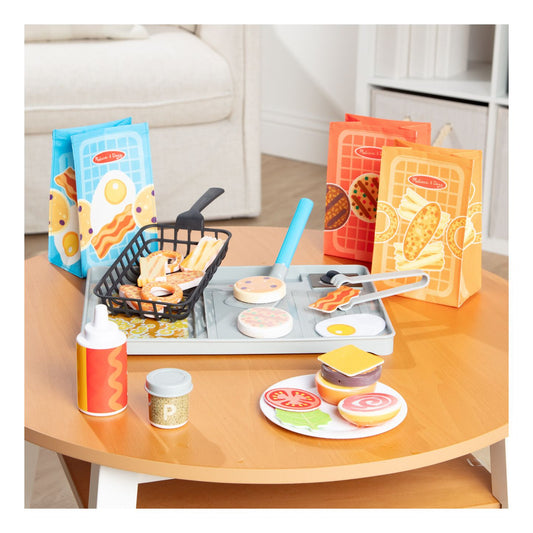 Melissa & Doug - Flip N Fry Grill Playset - Image