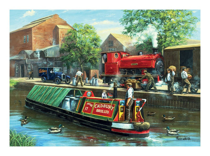 Nostalgia Collection: Canal Transport 1000 Piece Jigsaw Puzzle - Image