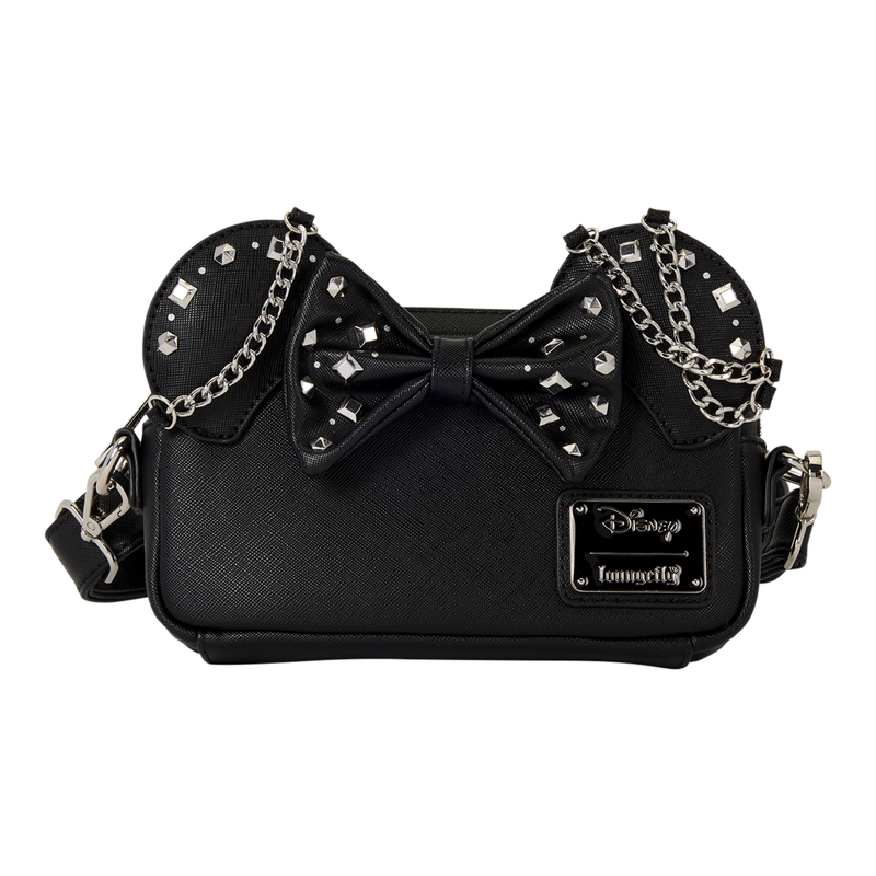 Loungefly - Minnie Mouse Studs & Chains Crossbody Bag