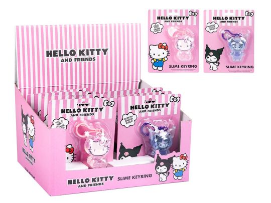Hello Kitty Mini Slime Keyring (Assortment)