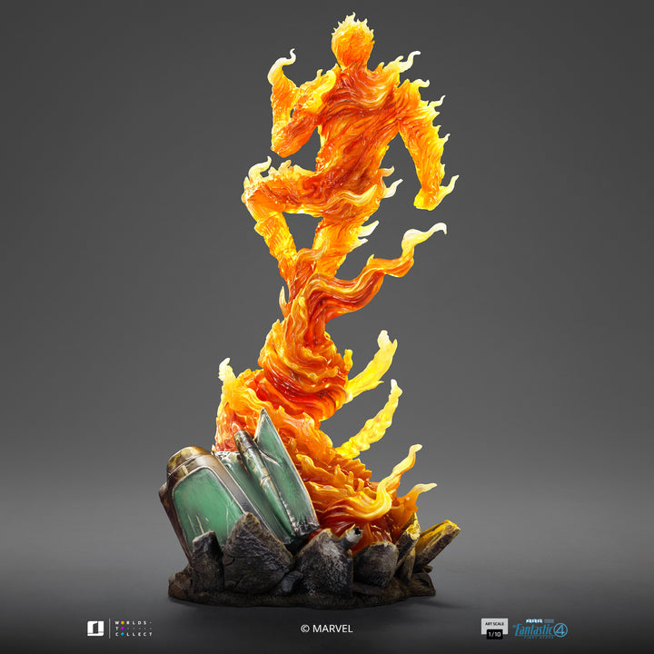 Iron Studios The Fantastic Four First Steps The Human Torch 1/10 Art Scale Statue