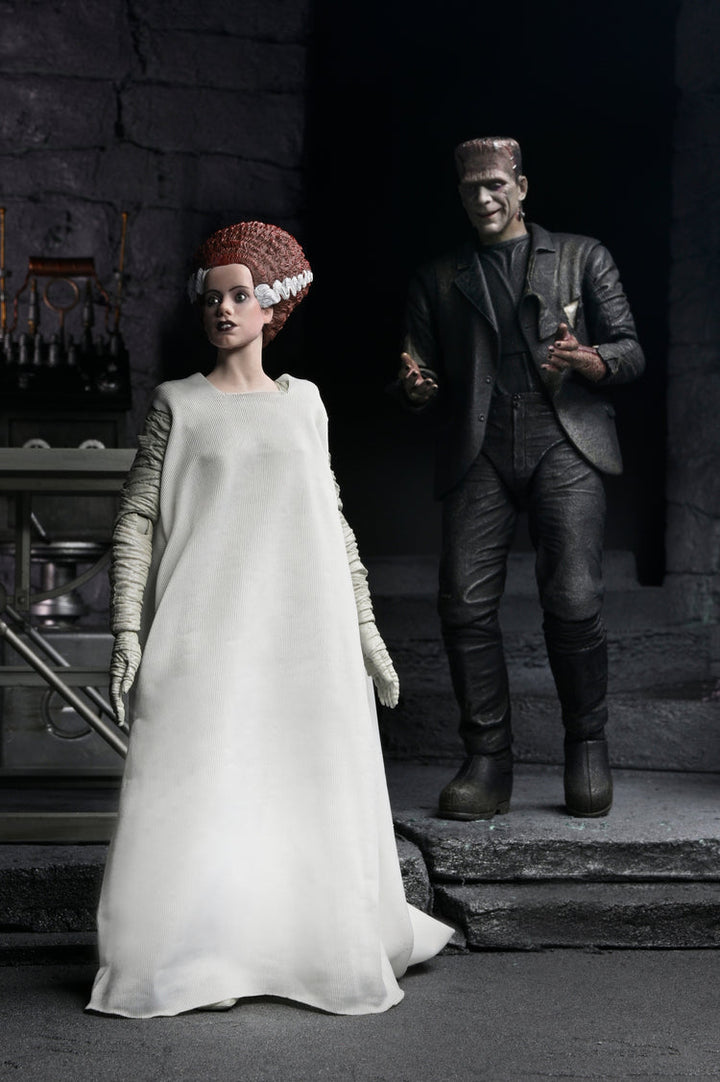 Universal Monsters (Colour) Bride of Frankenstein: Monster and His Mate 90th Anniversary Limited Edition 2 Piece 7" Scale Action Figures (Pre-Order February 2026)