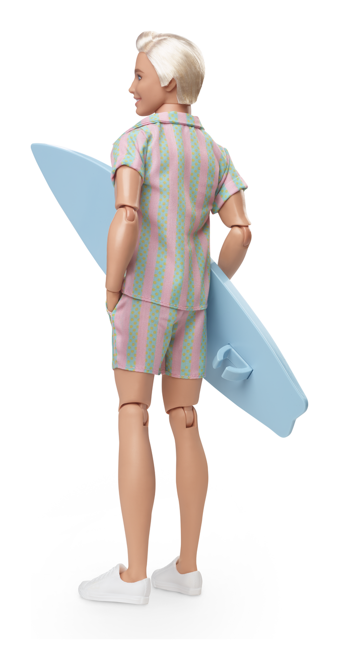 Barbie Movie Ken Pastel Stripes Beach Set - Image