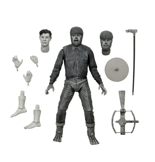 Universal Monsters (B/W) Wolf Man Ultimate 7" Scale Action Figure