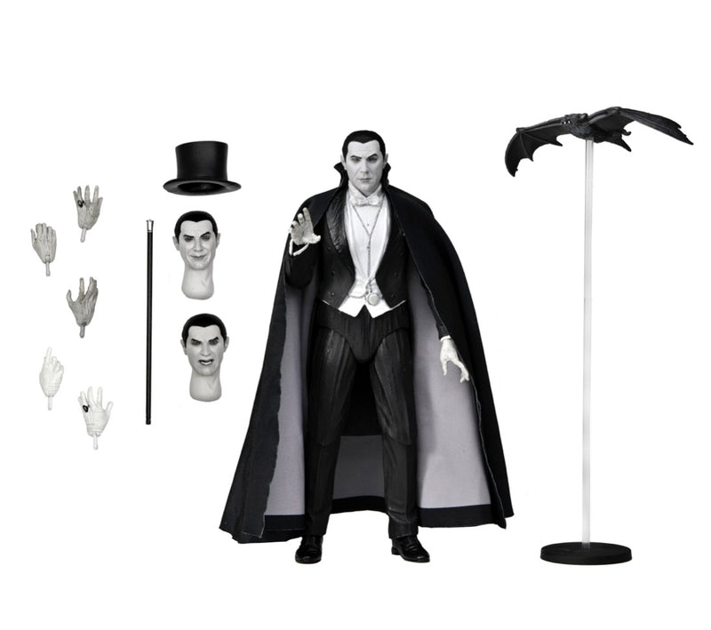 Universal Monsters (B/W) Dracula (Carfax Abbey) Ultimate 7" Scale Action Figure