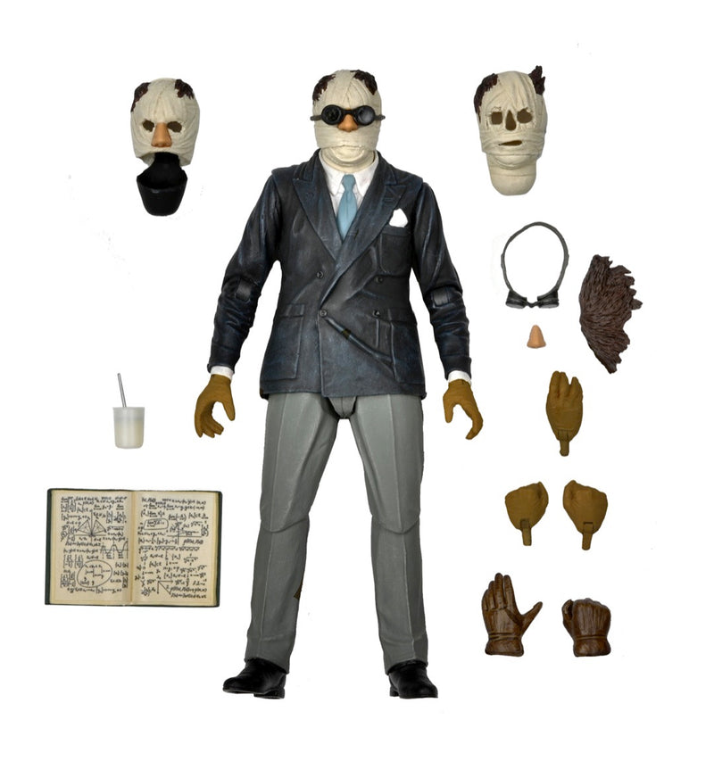 Universal Monsters The Invisible Man Ultimate 7" Scale Action Figure front view