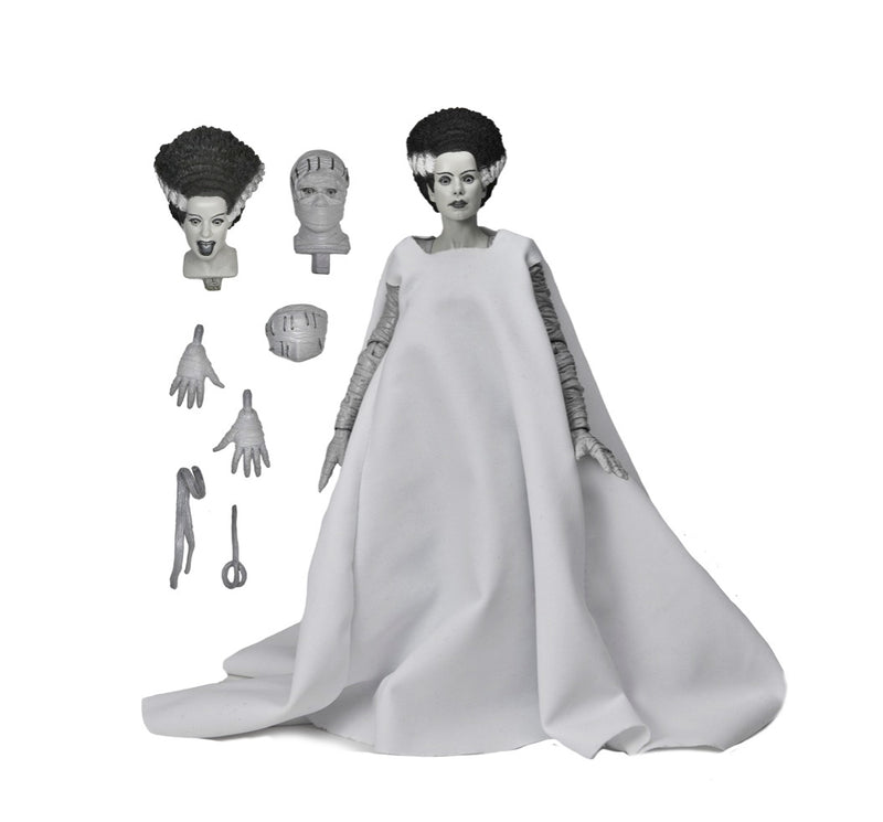 Universal Monsters (B/W) Bride Of Frankenstein Ultimate 7" Scale Action Figure