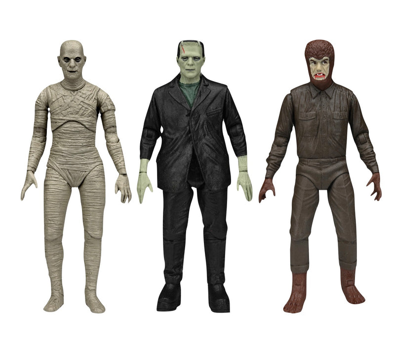 Universal Monsters Retro Glow In The Dark Assortment 7" Scale Action Figures