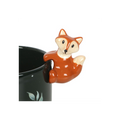 Green Forest Plant Pot with Fox
