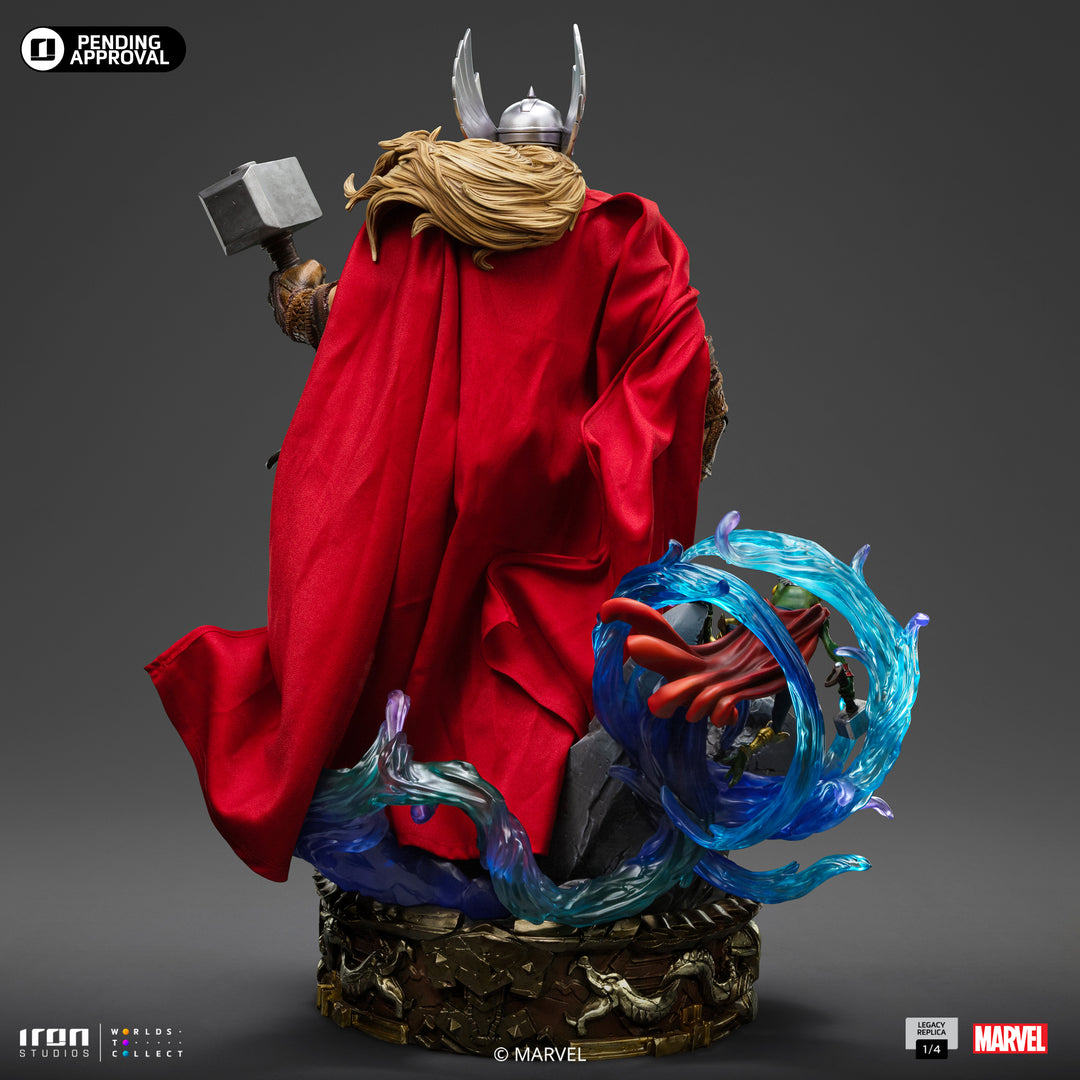 Iron Studios Marvel Comics Thor Unleashed  1/4 Scale Legacy Replica Statue