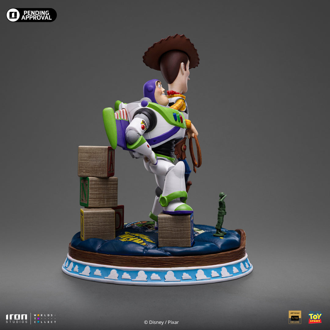 Iron Studios Disney Toy Story Buzz & Woody 1/10 Deluxe Art Scale Limited Edition Statue