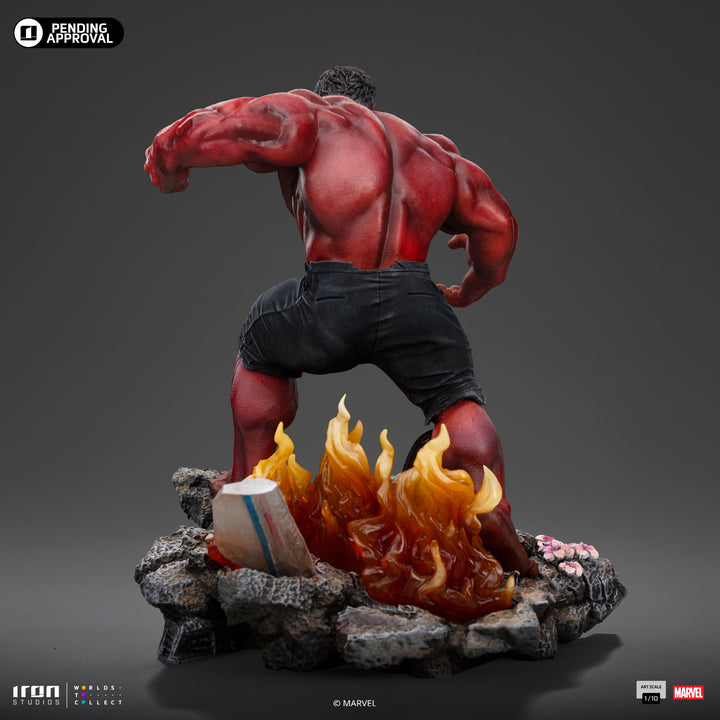 Iron Studios Marvel Captain America Brave New World Red Hulk 1/10 Scale Limited Edition Statue