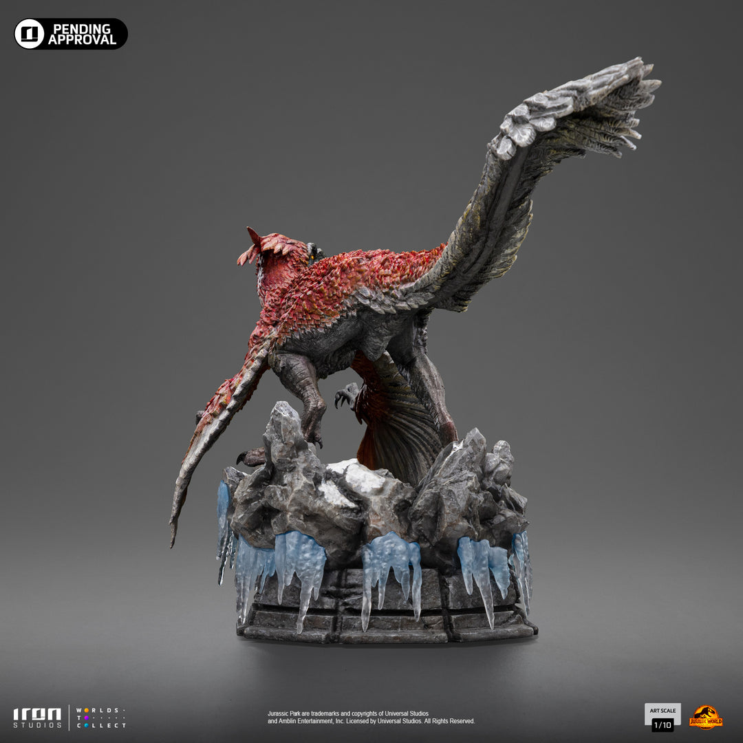 Iron Studios Jurassic World Dominion Pyroraptor 1/10 Art Scale Limited Edition Statue