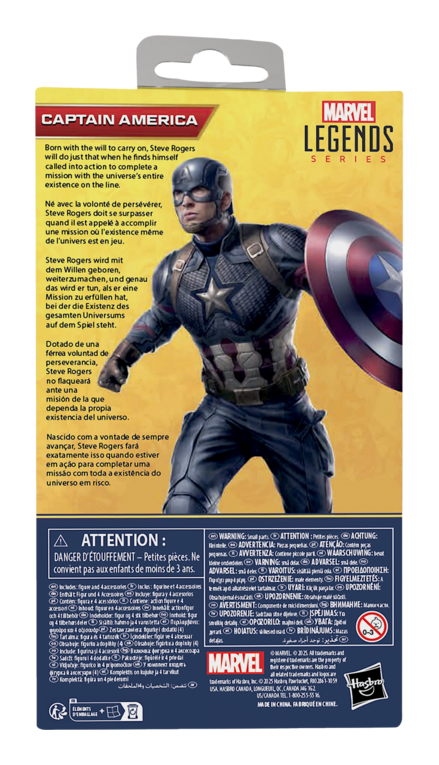 Marvel Legends Series Captain America Action Figure (Case of 6)