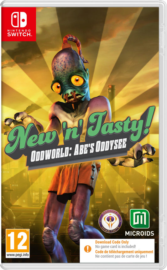 Oddworld: New 'n' Tasty (Code in Box) - Nintendo Switch