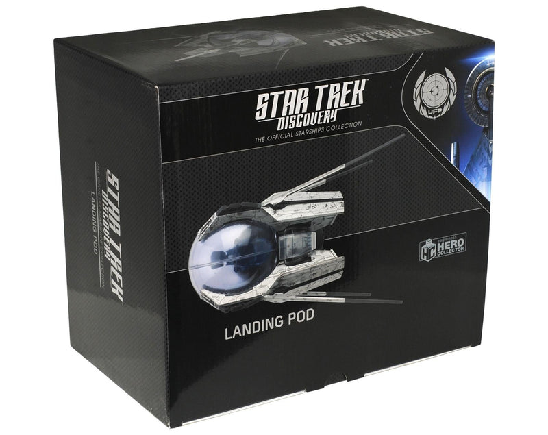 Landing Pod Discovery Ships Model Diecast Ship (Eaglemoss / Star Trek), size reference