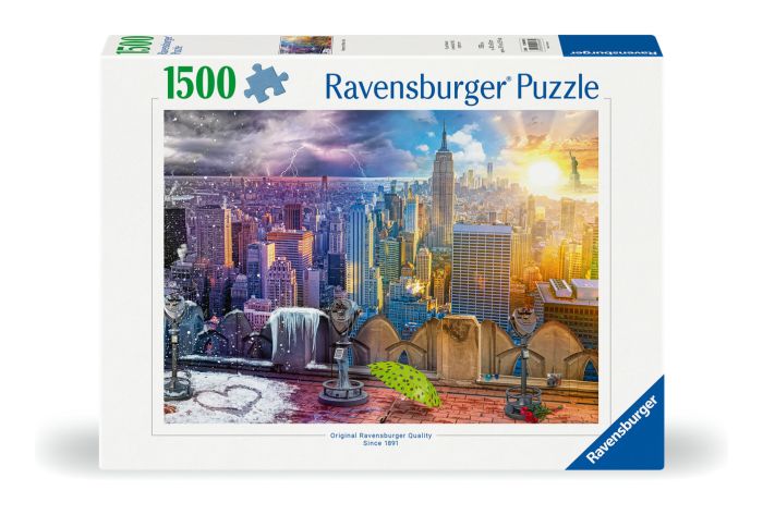 New York Summer and Winter 1500 Piece Jigsaw Puzzle