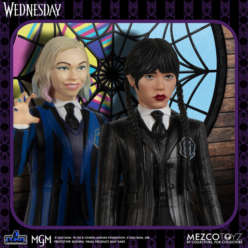Wednesday Wednesday and Enid 5 Points Boxed Set close up detail