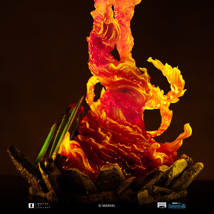 Iron Studios The Fantastic Four First Steps The Human Torch 1/10 Art Scale Statue