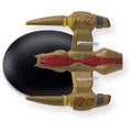 Irina's Racing Ship (Terrellian Racer) Model Die Cast Ship (Eaglemoss / Star Trek), rear view