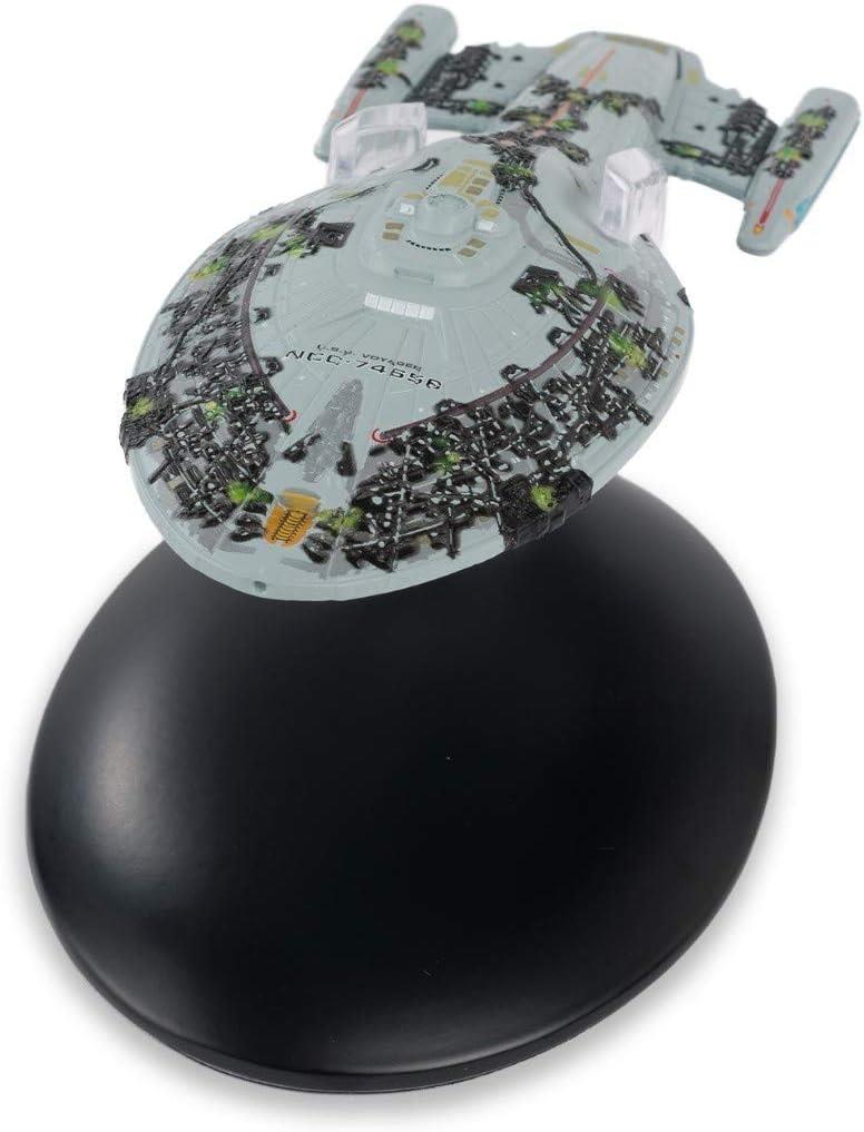 Assimilated U.S.S. Voyager Model Diecast Ship BONUS ISSUE (Eaglemoss / Star Trek), alternate view