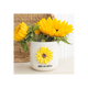 Hello Sunshine Plant Pot with 3D Sunflower