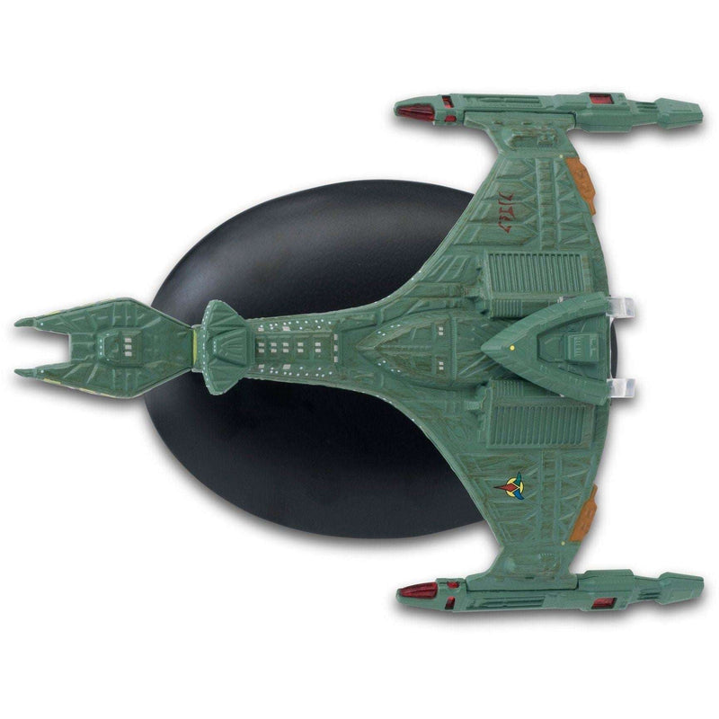 Klingon Attack Cruiser (Vor'cha-class) Model Diecast Ship (Eaglemoss / Star Trek), rear view